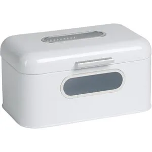 Echtwerk Brotkasten, Retro-Brotbox aus Metall mit Sichtfenster - Brotkästen im Retro-Design mit zwei Sichtfenstern für einfache Kontrolle. Robuste Metallkonstruktion mit Luftlöchern für optimale Frischhaltung, ideal für jede Küche.