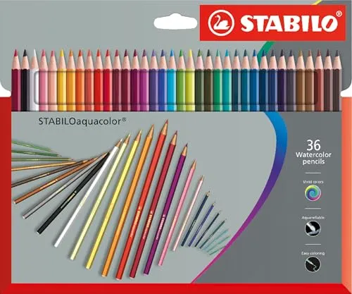 STABILO - Aquarell-Buntstift - STABILOaquacolor - 36er Pack