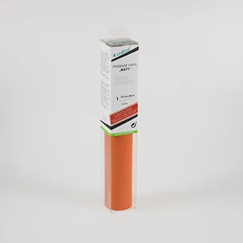 craftcut Premium Vinyl Plotterfolie matt 30,5 x 300 cm - für jeden Handelsüblichen Schneideplotter