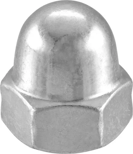 Conmetall Hutmuttern M8 verzinkt - 10 Stk. Hutmutter von Connex