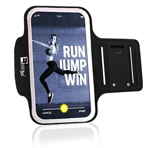 RevereSport Samsung Galaxy S25/S24/S23/S22/S21/S20 Ultra Sportarmband. Armband Telefon Handy Halter Case für Laufen, Joggen und Fitness