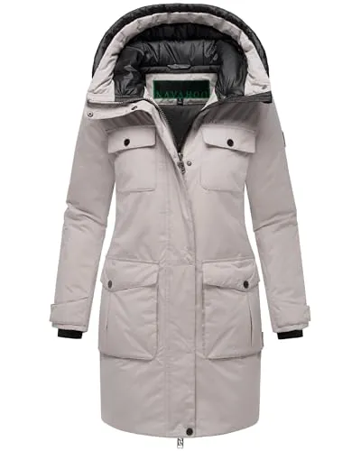 Produktbild Navahoo Damen Winterjacke Eissturm 14 Light Grey Gr. M