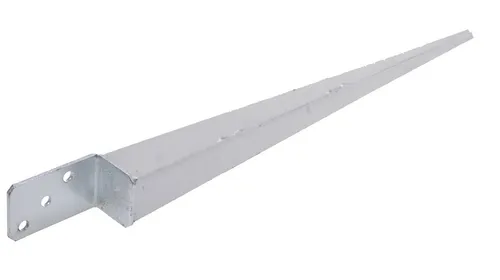 Einschlag-Bodenhülse L 60 x 600 Pfostenträger Einschlaghülse Einschlagbodenhülse