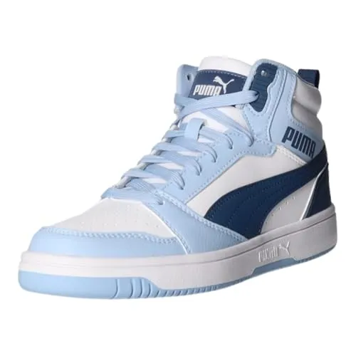 PUMA Rebound V6 Mid Jr Sneaker in blau von PUMA