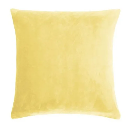 PAD Dekoobjekt Kissenhülle Samt Smooth Gelb (40x40cm)