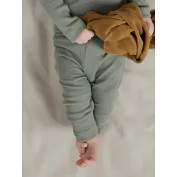Name It Leggings NBNKAB LEGGING NOOS Baumwollmischung, Rippqualität, normal geschnitten grün 74