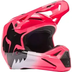 FOX V1 Shield Motocross Helm, pink, Größe M für Männer