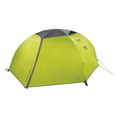 Salewa Latitude II-Zelt, Grau - Leichtes Kuppelzelt für 2 Personen - Zelt für alpines Trekking, wasserdicht mit 3000 mm Boden, nur 2,4 kg leicht. Ideal für Abenteuer in den Bergen.