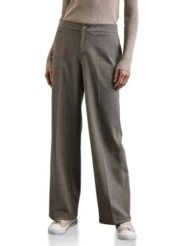STREET ONE Karierte Wide Leg Hose von Street One