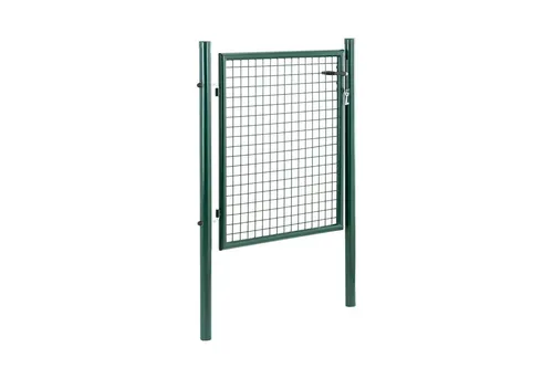 Wiesenfield Gartentor 107.5 x 150 cm - Metall Gartentür - Zauntor aus pulverbeschichtetem Stahl für hohe Langlebigkeit und Rostbeständigkeit, inklusive abschließbarem Schloss und 3 Schlüsseln für optimale Sicherheit.