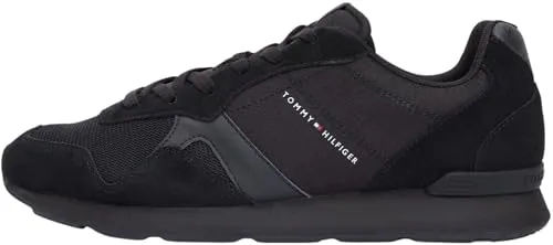 Tommy Hilfiger Herren Maxlite Mix FM0FM05830 Low-Top, Schwarz, Größe 40 - Stylischer Low-Top-Schuh von Tommy Hilfiger, ideal für lässige Outfits. Hochwertige Verarbeitung und modernes Design machen ihn zum perfekten Begleiter im Alltag.