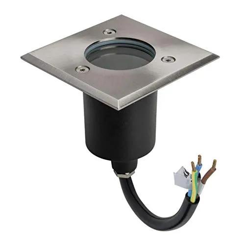 LED Bodeneinbauleuchte Bodenleuchte Einbauleuchte Bodenstrahler Befahrbar 2000KG belastbar Edelstahl Rostfrei IP67 230 Volt mit GU10 Fassung
