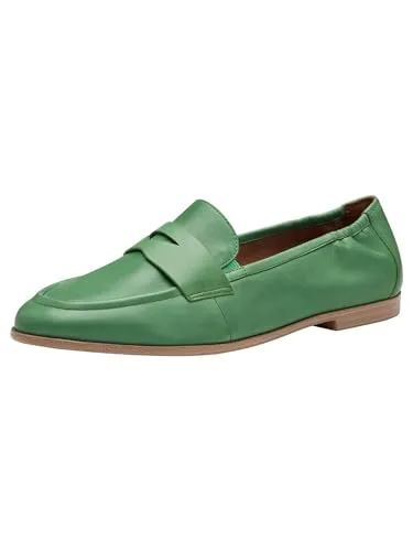 Tamaris Slipper 1-24210-42 700 normal - Damen Slipper mit weichem TOUCH-IT Fußbett, ideal für ganztägigen Komfort. Hochwertiges Leder und einfacher Einstieg machen diesen klassischen Schuh vielseitig kombinierbar.