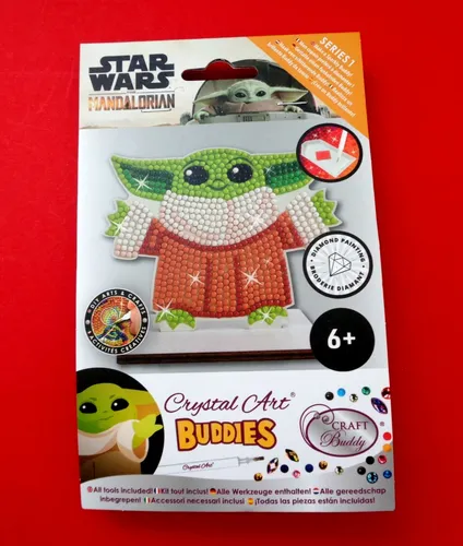 Crystal Art Steckfigur Sammelfigur MANDALORIAN STAR WARS GROGU