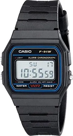 CASIO F-91W-1YEF Armbanduhr