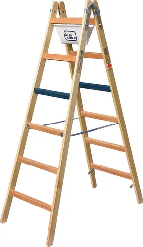 Iller Breitsprossen Stehleiter Professional ERGO 2x3 Sprossen