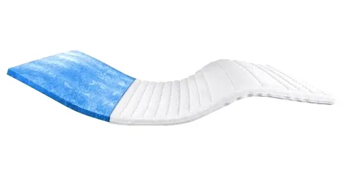 AM Qualitätsmatratzen Premium Gelschaum Matratzentopper 200x220 - Matratzenauflage für optimalen Schlafkomfort, hypoallergen und waschmaschinengeeignet bis 60°, ideal für alle Jahreszeiten, Made in Germany.