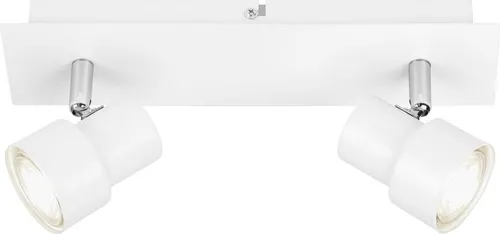 Briloner Leuchten LED Deckenspot 2-flammig - Moderne 2-flammige Deckenleuchte aus Metall, dreh- und schwenkbar für individuelle Lichtgestaltung. Ideal für Wohnzimmer oder Schlafzimmer, energiesparend mit 5 Watt und 460 Lumen.