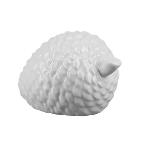 Fink Deko Zapfen 15 cm Porzellan weiß Tannenzapfen Tannenapfel Weihnachtsdeko