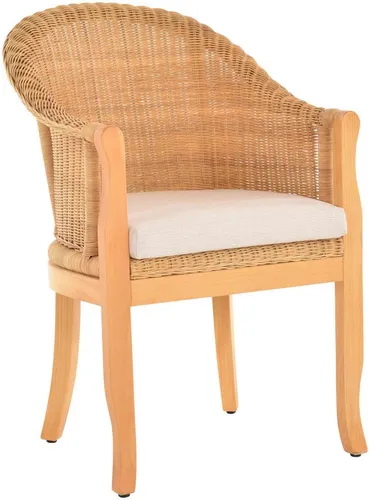 Rattan-Sessel mit Holzbeinen von Krines Home