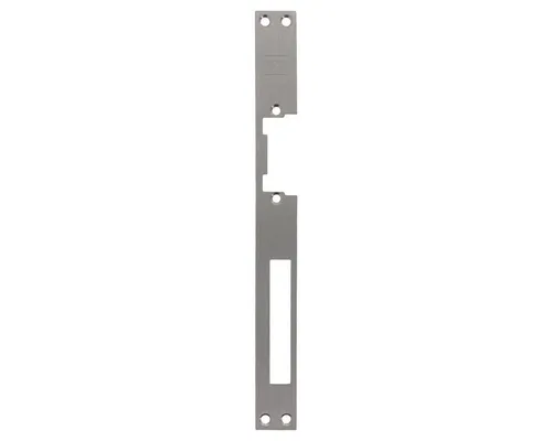 FEPS Flachschließblech Universal Schließblech Türschliessblech Edelstahl DIN Links/Rechts, 25,00 × 2,50 × 0,30 cm