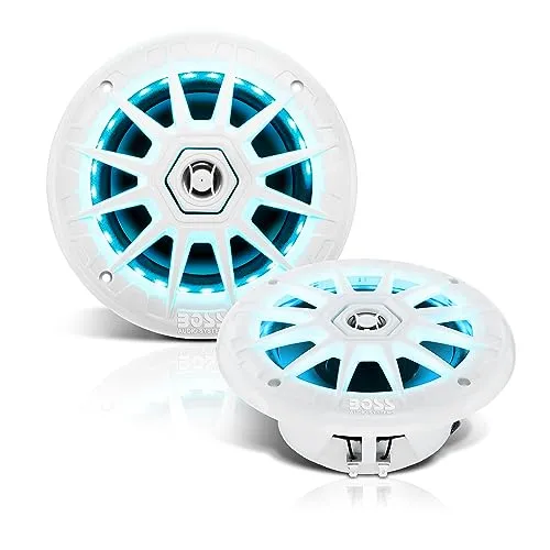 BOSS Audio Systems MRGB65 Rund 2-Wege 200W 2 Stück Autolautsprecher