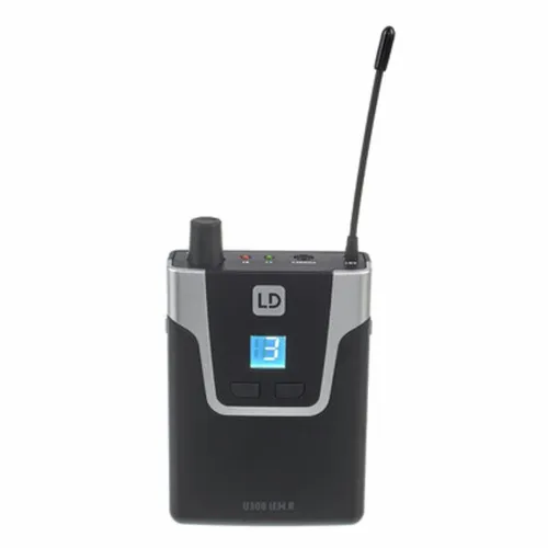 LD Systems U308 IEM R In-Ear Monitoring System Empfänger - Kopfhörer, hochwertiger In-Ear Monitoring Empfänger mit 12 Kanälen für störungsfreies Audio und flexibler Frequenzwahl.