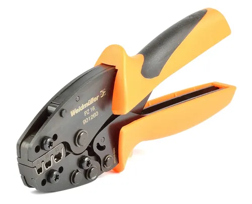 Weidmüller PZ 16 Crimpzange 6-16mm² - Zangen für Aderendhülsen, ergonomisches Design für komfortables Arbeiten und präzise Crimpverbindungen von 6 bis 16 mm².