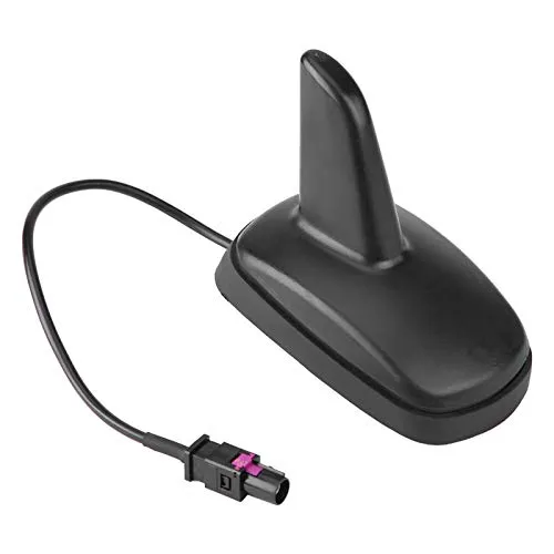 Keenso Auto Haifischflosse Antenne Schwarz Dachantennen Radio AM FM Antenne für 5 6 6R mit Fakra Stecker