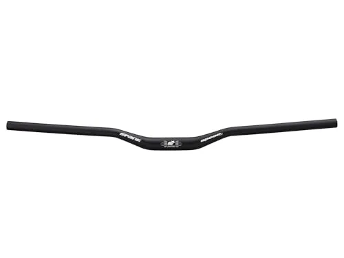Spank Spoon 25 Lenker, 785mm, 31,8mm - shotpeen - Hochwertiger Riser Lenker in Schwarz, 785 mm lang, ideal für Mountainbiker, bietet optimale Kontrolle und Komfort auf der Strecke.