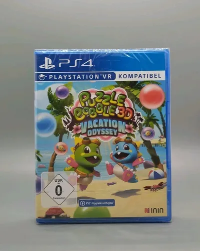 Puzzle Bobble 3D: Vacation Odyssey | PS4 Spiel - Familienfreundliches Puzzle-Spiel für die PS4, neu & originalverpackt, ideal für fröhliche Spielabende mit der Familie.