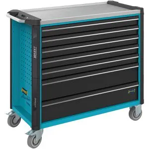 Hazet Werkzeugwagen Assistent 179NXXL-7, leer, blau, 7 Schubladen