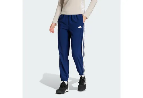 adidas Damen Train Essentials 3-Stripes Woven Pants - Trainingsbekleidung mit regulärem Schnitt und CLIMACOOL-Technologie für optimale Feuchtigkeitsableitung, ideal für jedes Workout.