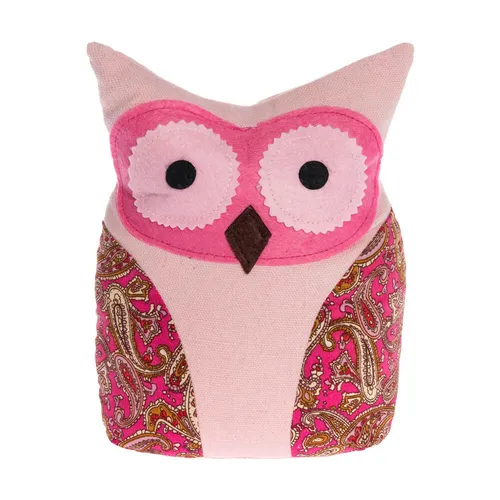 Produktbild Türstopper SILA rosa pink Eule mit Sandfüllung Doorstop H21cm Türsack Dekoeule