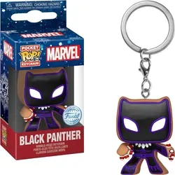 Marvel - Black Panther Special Edition - Schlüsselanhänger Funko Pocket POP! Keychain - Schwarz