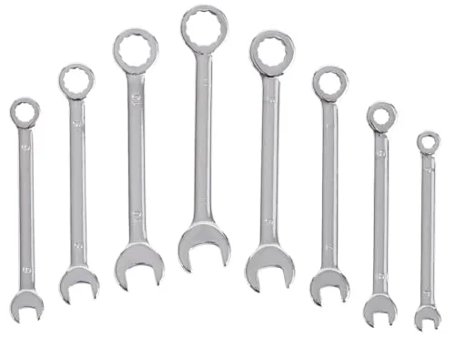 CONDOR Werkzeug 4411 | Maul-Ringschlüssel-Satz | 8-tlg. | extra klein | SW 4-11 mm | Gabel-Ringschlüssel