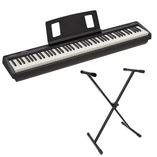 Roland FP-10 Digital Piano mit Keyboardständer - Keyboards: Hochwertiges 88-Tasten Digital Piano mit SuperNATURAL Klangerzeugung, ideal für Anfänger und mobile Musiker, inklusive praktischen Bluetooth-Funktionen und tragbarem Design.