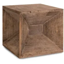 Homestyle4u 1772 Hocker Beistelltisch - Beistelltisch aus Holz im Vintage-Design, stabil und vielseitig einsetzbar als Sitzgelegenheit oder Ablage im Wohnzimmer und Schlafzimmer.
