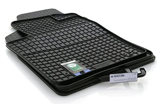 Produktbild Gummimatten für FIAT Panda 500 (312) alle ab 2008 Gummi Matten Set Fußmatten Original Qualität 4-teilig Schwarz