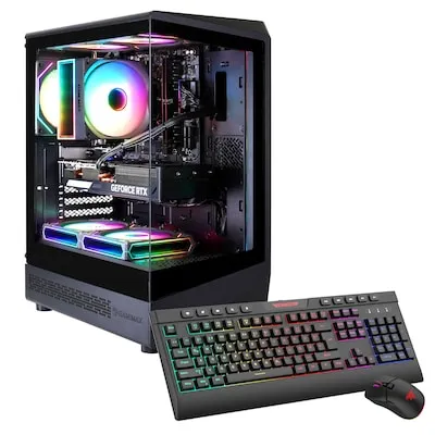 Hyrican GAMEMAX Gaming-PC VISTA COC AB 7826 – Leistungsstark mit Ryzen 5 und RTX 5060 - Der Hyrican GAMEMAX Gaming-PC VISTA COC AB 7826 überzeugt mit AMD Ryzen 5 7500F, 16 GB RAM und 1 TB SSD. Ideal für flüssiges Gaming und kreative Anwendungen, ausgestattet mit RGB-Beleuchtung und 7.1-Kanal Audio.