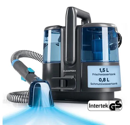 CLEANmaxx Teppichreinigungsgerät Pro Power 3in1 - Nass-/Trockensauger mit 600W, ideal zum Sprühen, Bürsten und Saugen. Effektive Teppich- und Polsterreinigung für strahlende Sauberkeit.