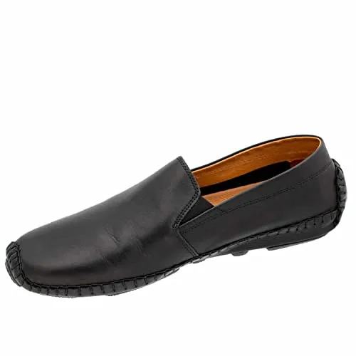 Pikolinos Herren Slipper Jerez 09z-5511, Schwarz, Größe 44 - Herren-Slipper aus hochwertigem Glattleder mit herausnehmbarer Innensohle, ideal für höchsten Tragekomfort und Flexibilität im Alltag.