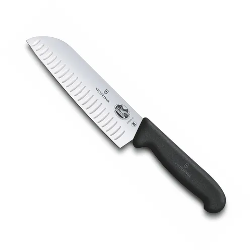 Victorinox Santokumesser Santoku Messer Fibrox  Kochmesser mit Kullenschliff