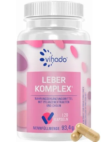 Vihado Leber Komplex PLUS Mariendistel Kapseln hochdosiert