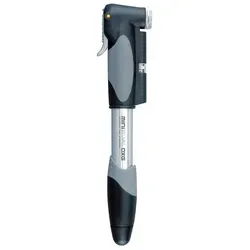 Topeak Mini Dual DXG Fahrradpumpe - Zweiweg-Alupumpe mit Manometer, ideal für alle Ventile und bietet eine maximale Druckleistung von 9,6 bar – perfekt für Radfahrer auf Tour.