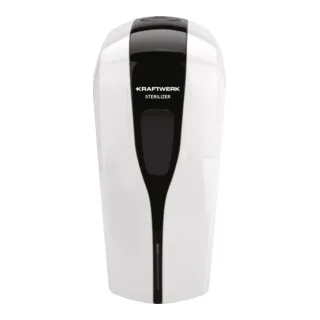 Kraftwerk Automatischer Desinfektionsspender - Automatischer Desinfektionsspender für Wandmontage mit Infrarot-Sensor. Ideal für hygienische Anwendungen, mit Sichtfenster und nachfüllbarem Tank für 1 Liter. Perfekt für den professionellen Einsatz.