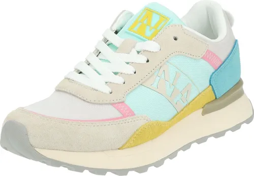 Napapijri Carley Sneaker aus Leder/Textil - Sneaker für Damen mit lebhaftem Design, atmungsaktivem Obermaterial und erstklassigem Tragekomfort – ideal für frische Frühlingslooks.