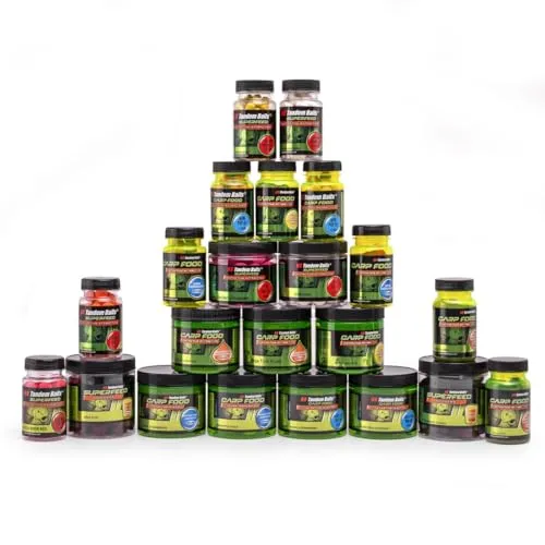 Tandem Baits 22er-Set Carp Hook Baits Box XXL Köder-Set | Mini Pop Up Boilies 12 mm | Pop Up Boilies 16 mm | Diffusion Booster Attraktor | Karpfen Angeln Karpfenzubehör Profis & Hobby-Angler