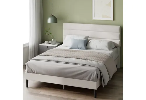 ZINUS Polsterbett Piper 140x200 cm in weiß von ZINUS