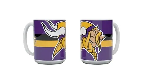 Vikings NFL Tasse Becher Kaffeetasse Mug ** Triple Logo ** 450 ml